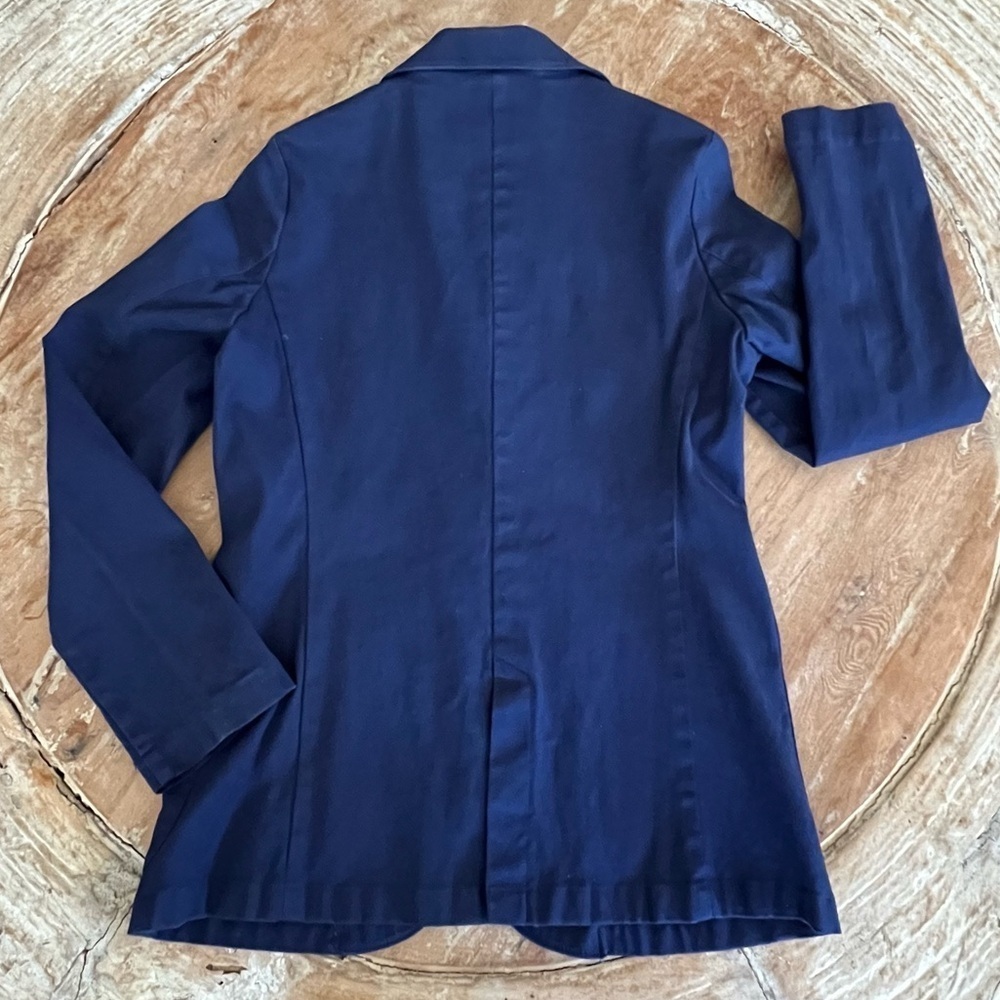 NAVY BLUE Prep School WEST COAST UNIVERSITY Blazer Jacket, Size XS - Picture 3 of 9
